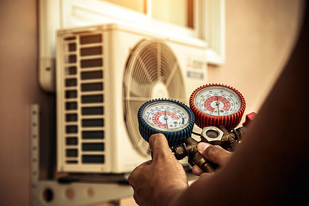 Professional Ac Installation technician working in Rock City Falls, NY